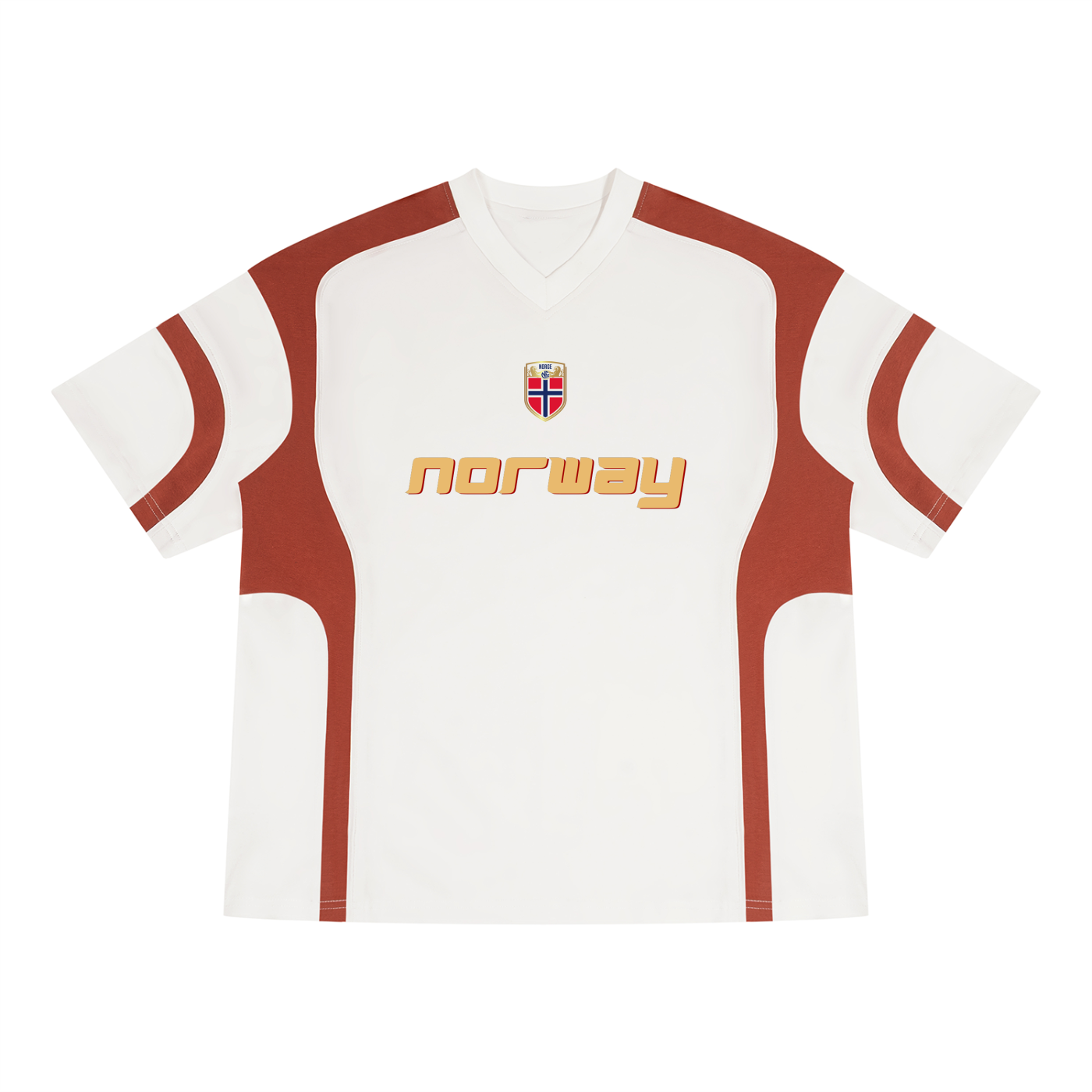 UNISEX V-NECK T-SHIRT WORLD CUP - NORWAY