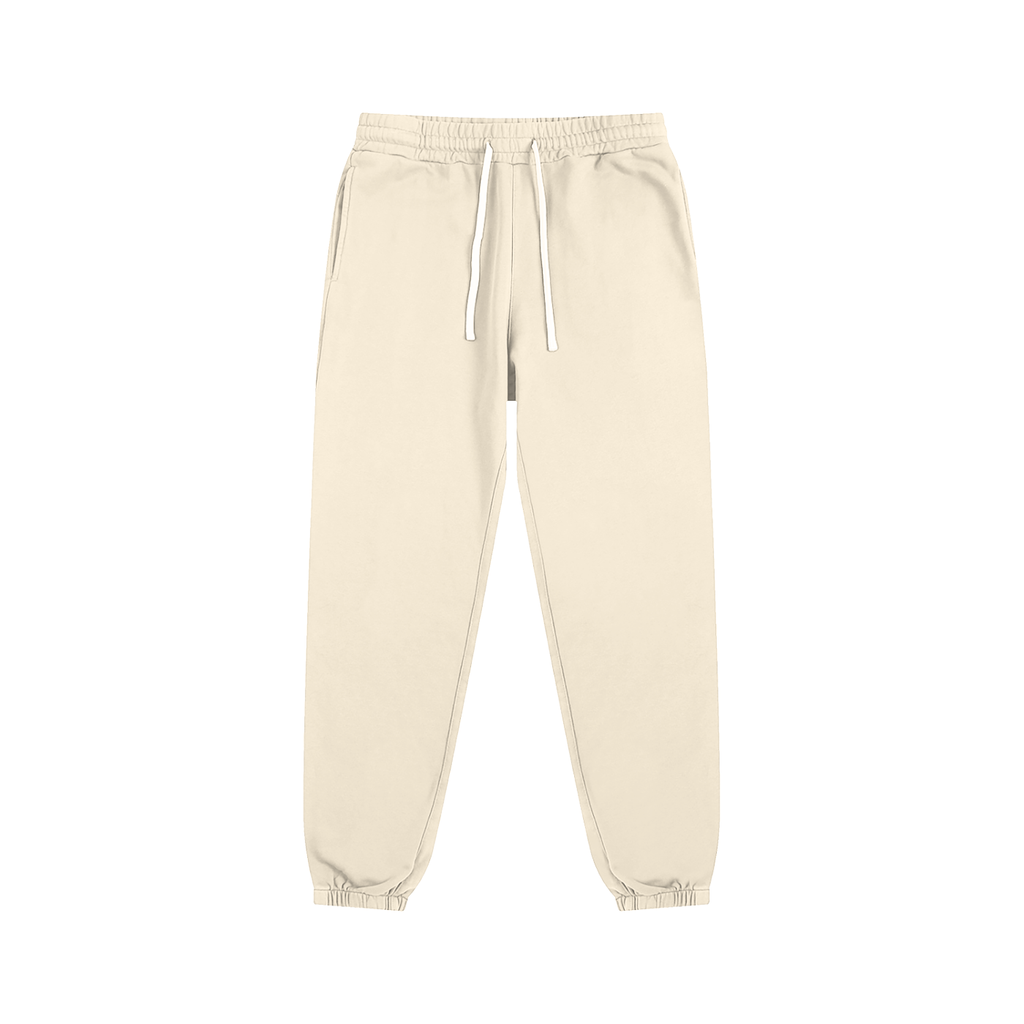 BASIC ESSENTIAL SWEATPANTS APRICOT CREAM