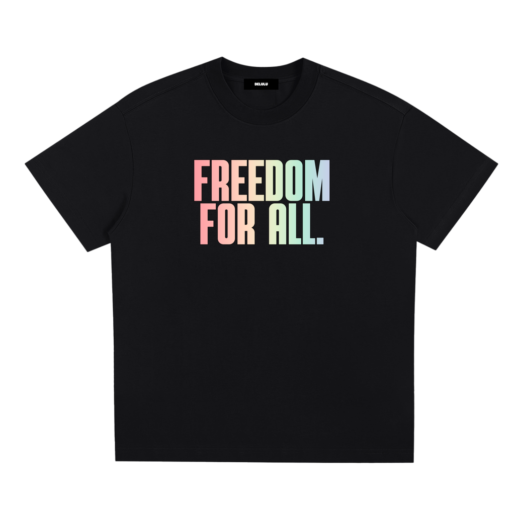PRIDE LOOSE FIT UNISEX T-SHIRT - FREEDOM FOR ALL