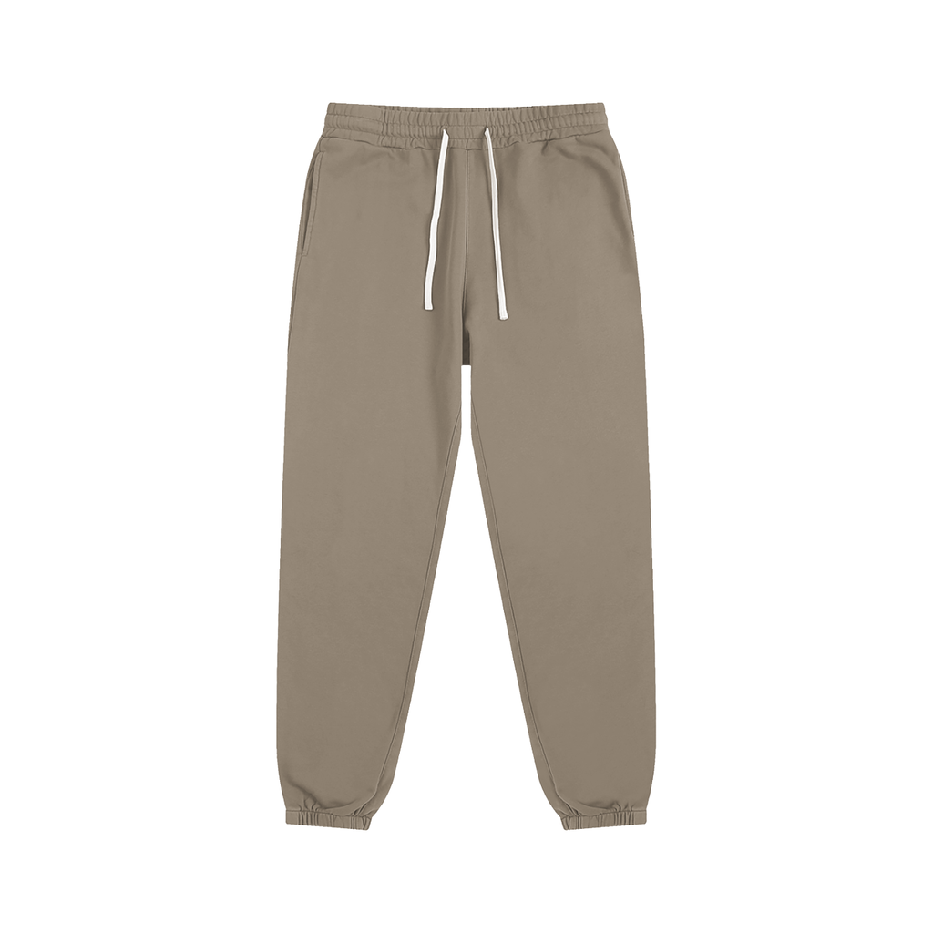 BASIC ESSENTIAL SWEATPANTS GREY COFFEE