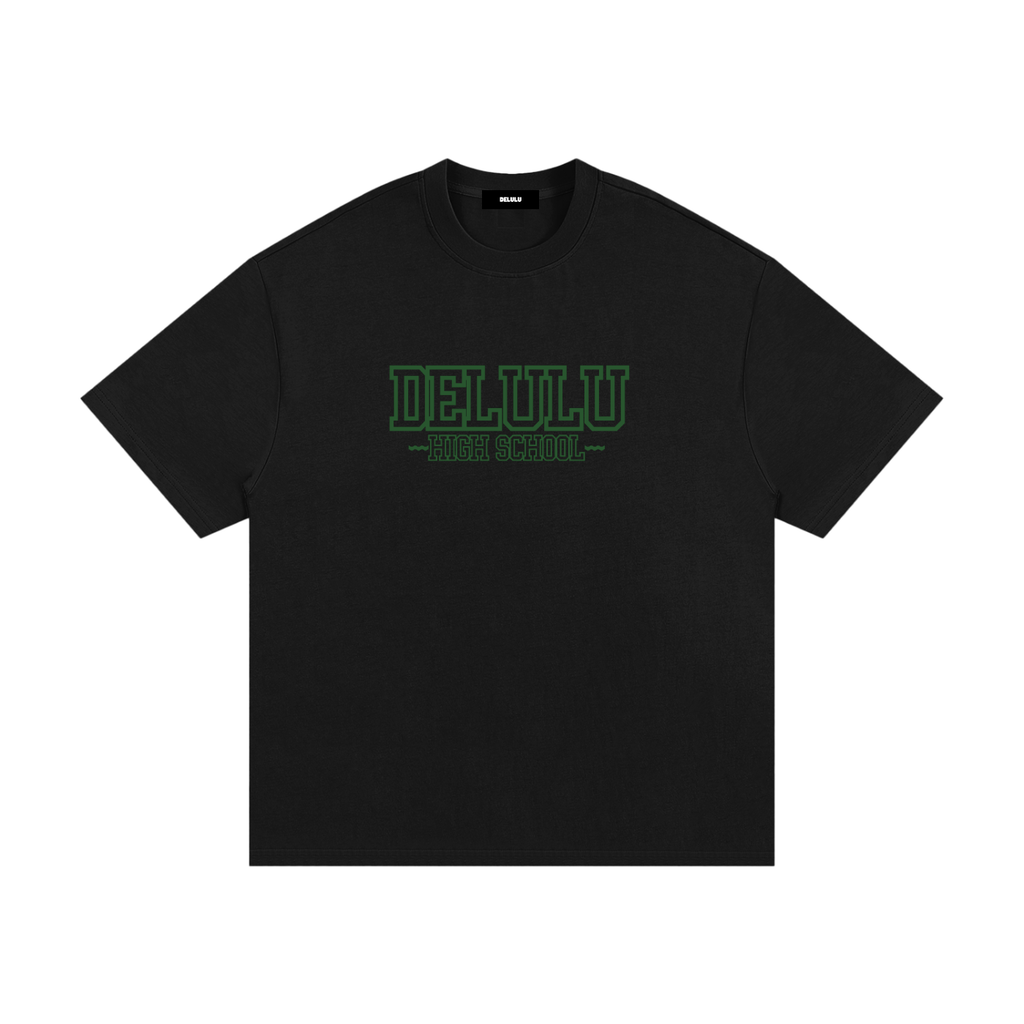 ESSENTIAL HEAVYWEIGHT COTTON T-SHIRT - DELULU HIGH SCHOOL