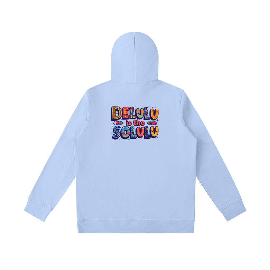 ESSENTIAL OVERSIZED HOODIE - DELULU IS THE SOLULU