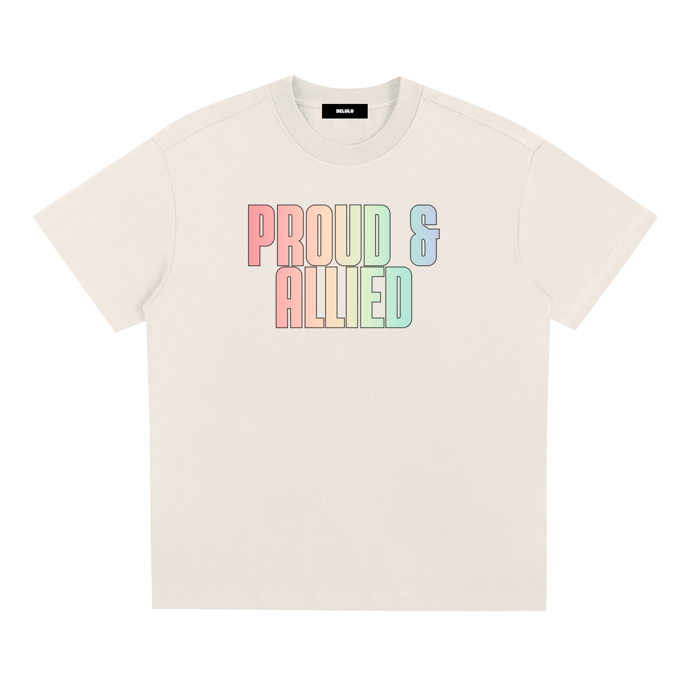 PRIDE LOOSE FIT UNISEX T-SHIRT - PROUD AND ALLIED