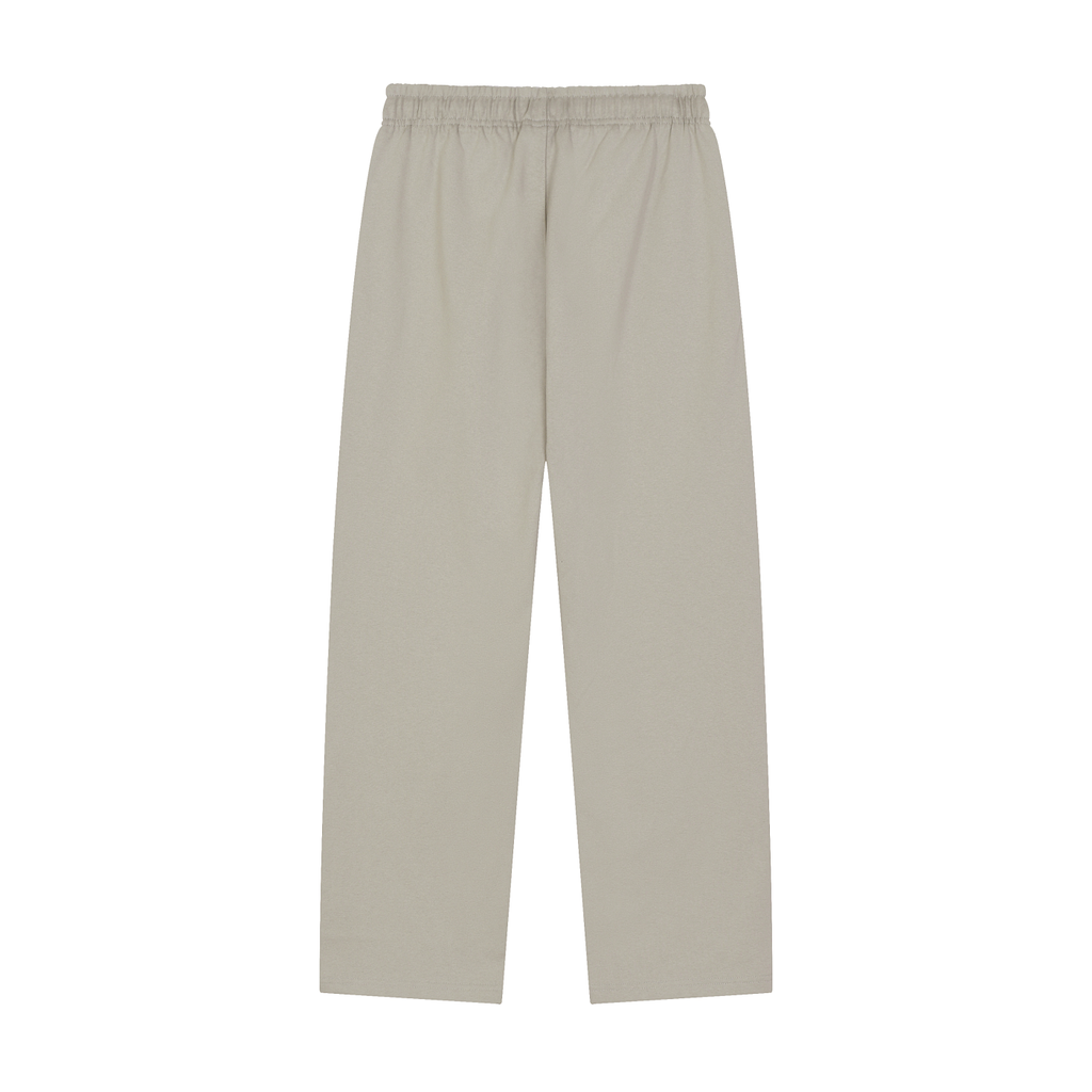 STRAIGHT-LEG SWEATPANTS UNISEX - BEIGE