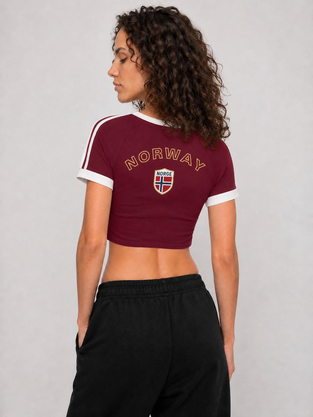 WOMEN'S CROP T-SHIRT WORLD CUP - RO