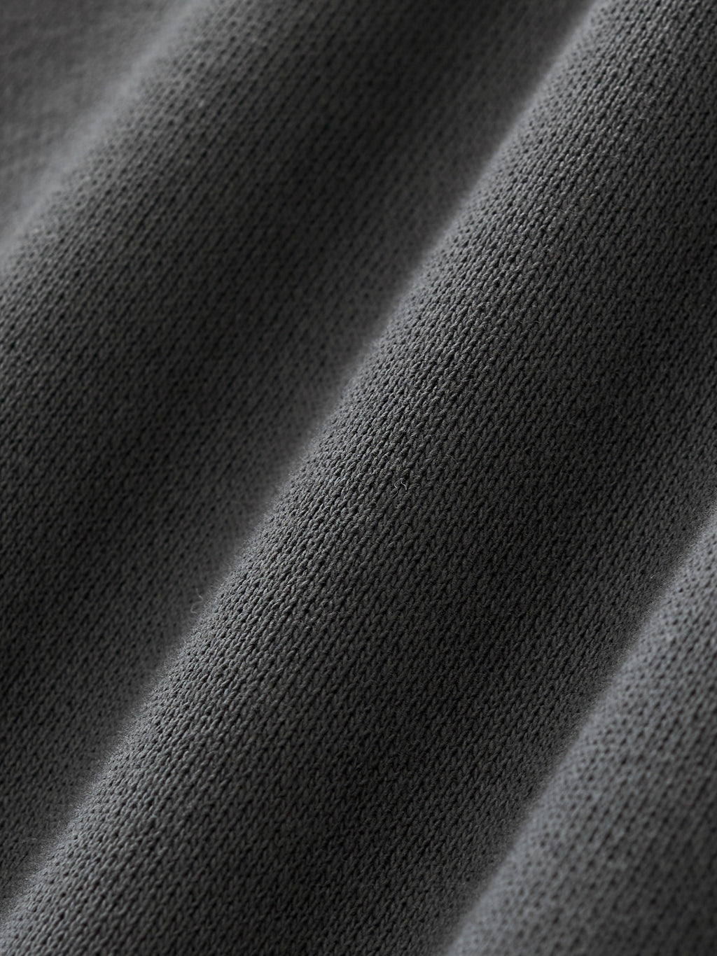 BASIC ESSENTIAL HEAVYWEIGHT FLEECE HOODIE DARK GREY