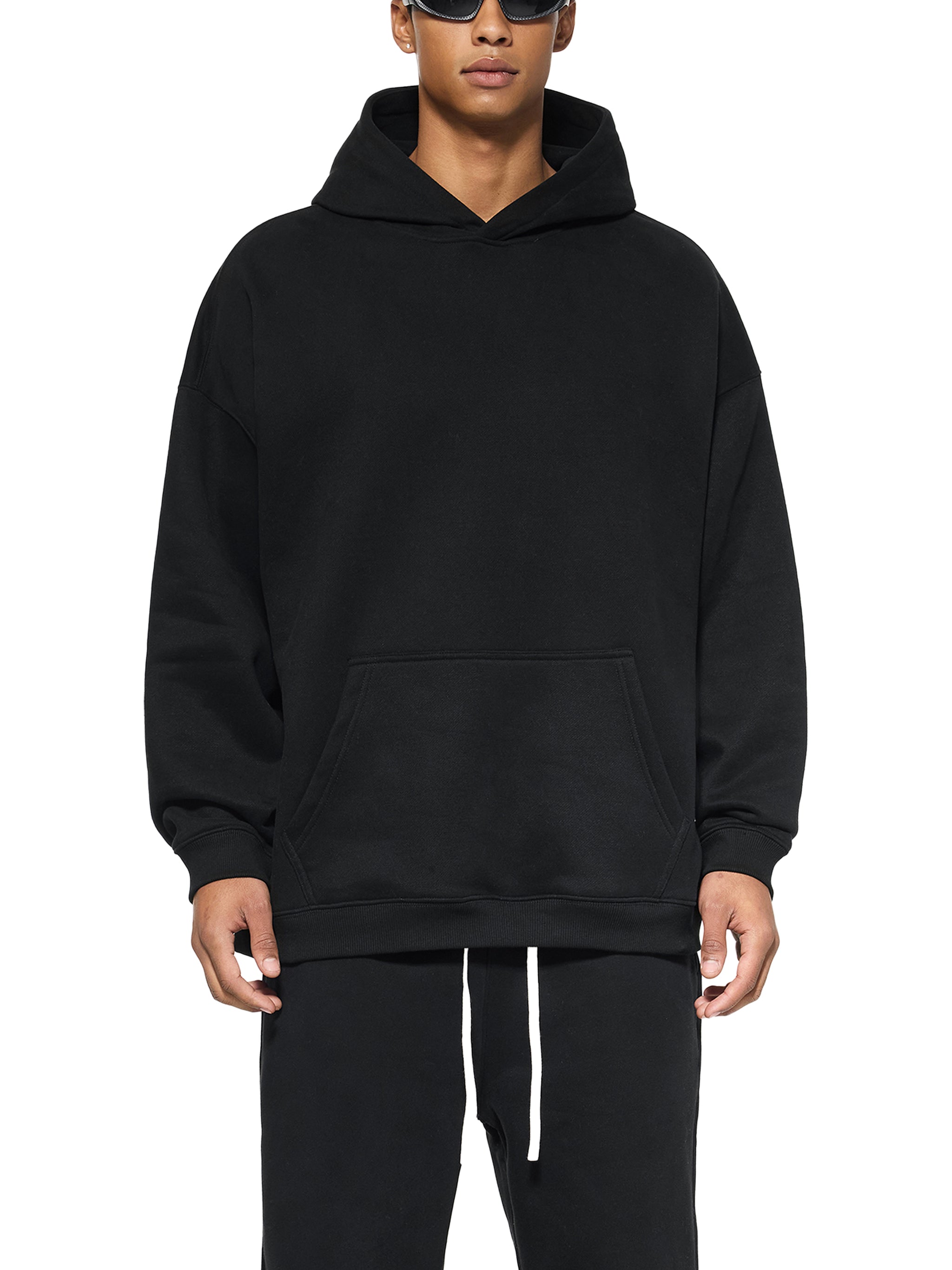 OVERSIZE FLEECED HOODIE - PARIS GOOD FOR ADULTERY.