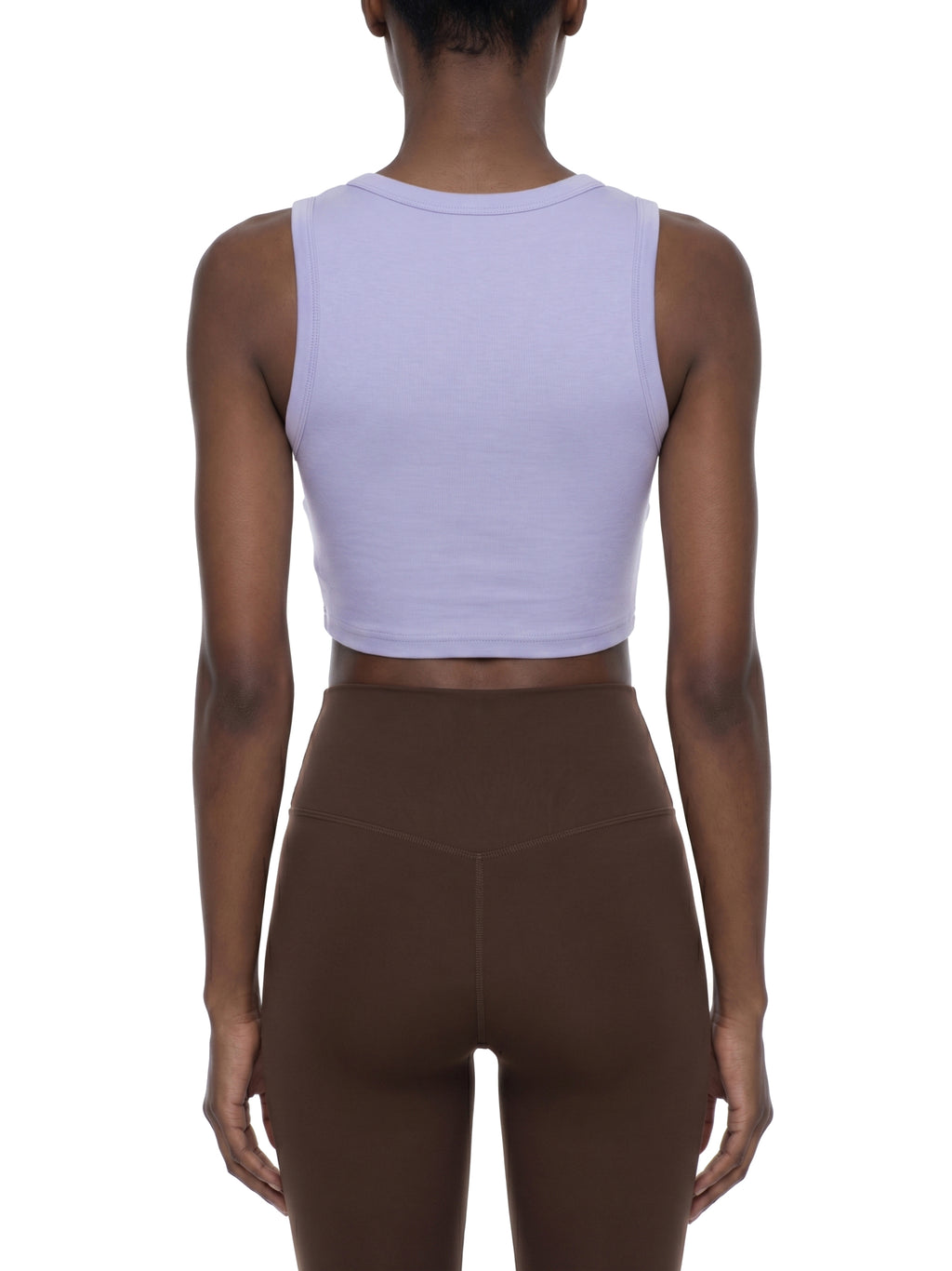 MAIN CHARACTER TIGHT CREWNECK CROP TANK TOP - LIVING STRICTLY FOR THE PLOT